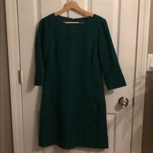 Eliza J Deep Green Boatneck Suitnf Dress size 6